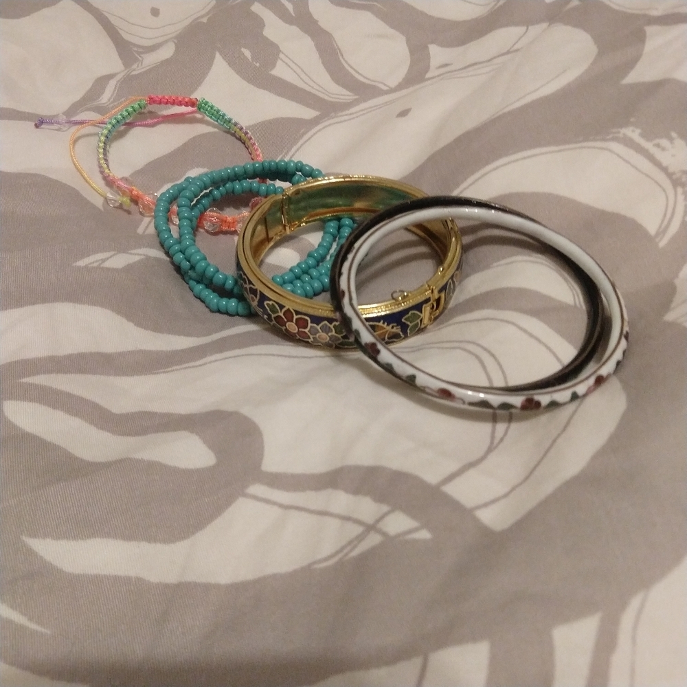 Bundle of costume bracelets